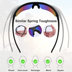 YENPK Tinted Safety Glasses Goggles for Men, Scratch & Impact Resistant Eyes Protection Protective Eyewear (6pack-multicolor)