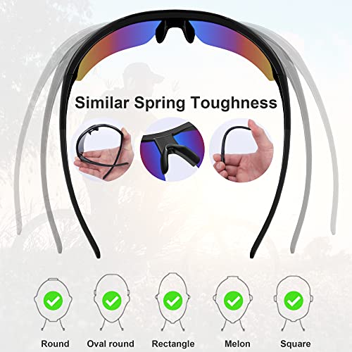 YENPK Tinted Safety Glasses Goggles for Men, Scratch & Impact Resistant Eyes Protection Protective Eyewear (6pack-multicolor)