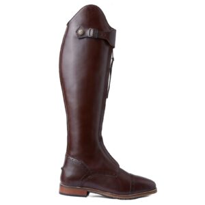 HORZE B Vertigo Canopus Front Zip Tall Boots - Dark Brown - 9.5