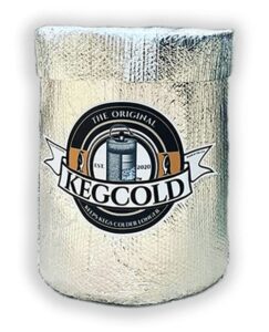 kegcold portable keg cooler - foldable, reusable, lightweight, insulated, and easy setup (1/2 & 1/4 size keg)