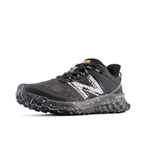 new balance women's fresh foam garoe v1 trail running shoe, black/blacktop/sea salt, 9