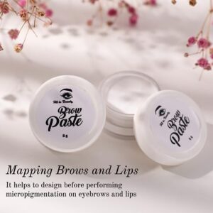 All in Beauty White Mapping Brow Paste 8g for Eyebrows design, draw or sketch the shape and help to perfect Henna Application.