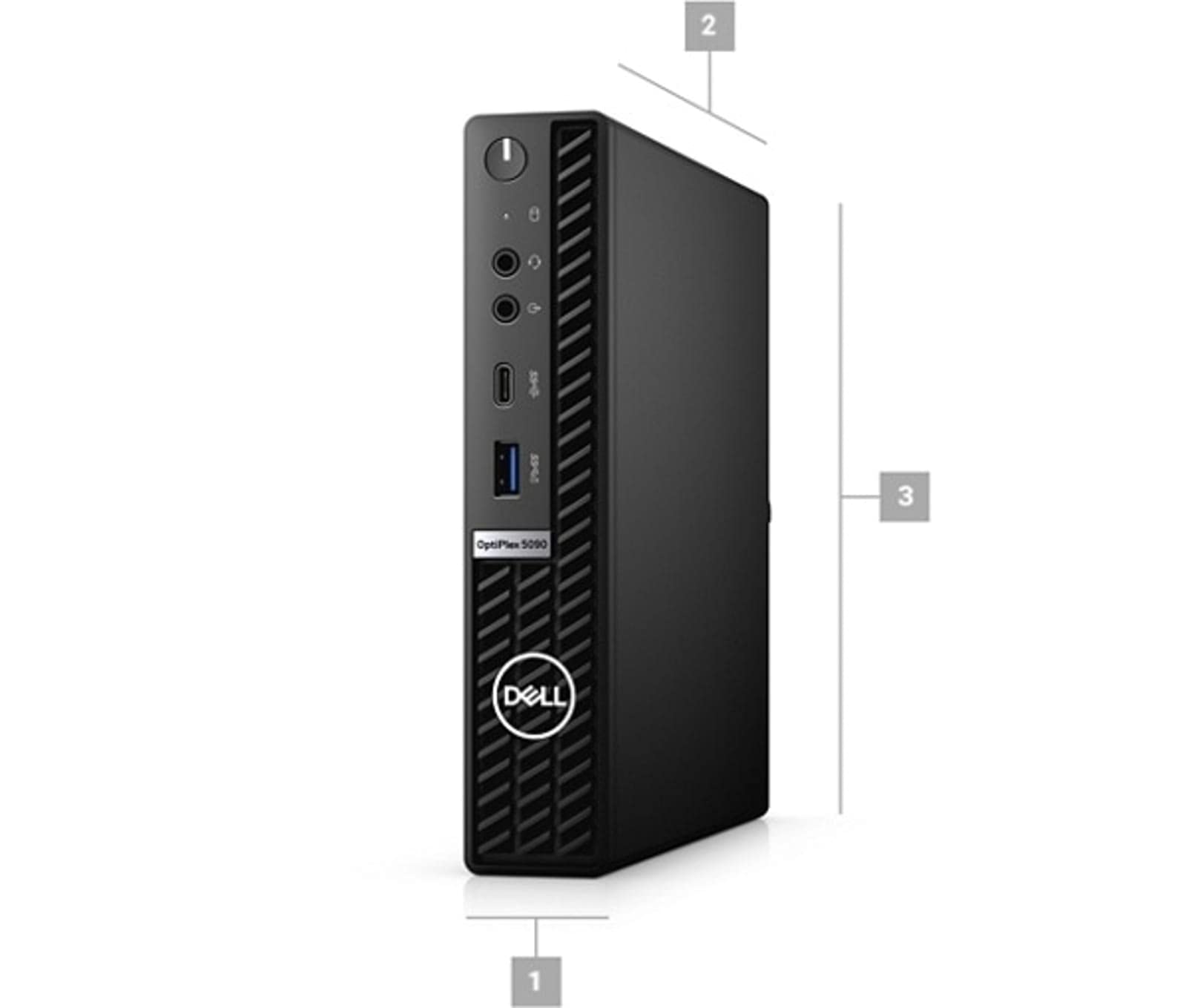 Dell Optiplex 5000 5090 Micro Tower Desktop (2021) | Core i7-512GB SSD - 16GB RAM | 8 Cores @ 4.5 GHz - 10th Gen CPU Win 10 Pro