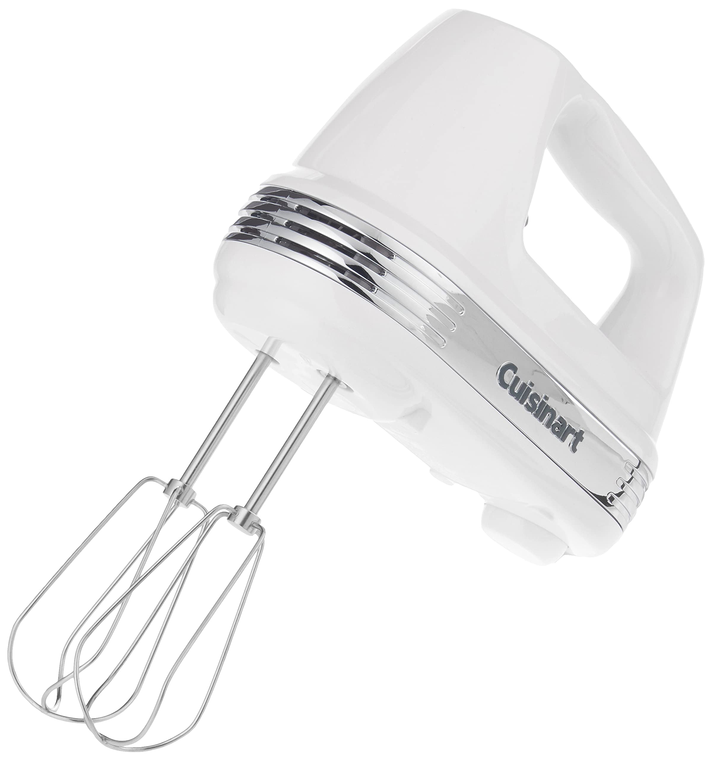 Cuisinart Power Advantage 5-Speed Hand Mixer, White and Cuisinart Stainless Steel Mixing Bowls, 3-Piece Set