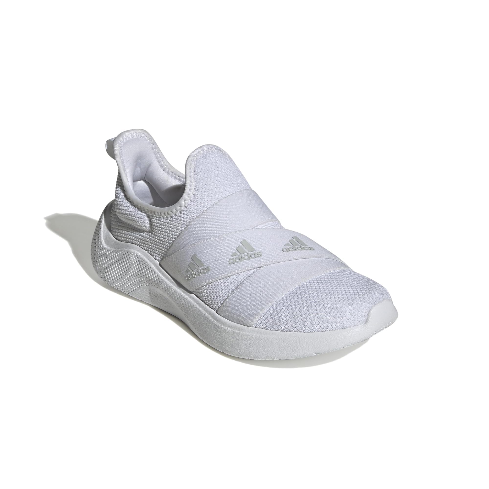 adidas Women's Puremotion Adapt Sportswear Sneaker, White/Grey/White, 9