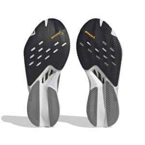 adidas Women's Adizero Boston 12 Sneaker, Black/White/Carbon, 9