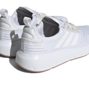 adidas womens Swift Run23 White/White/Gold Metallic 7.5