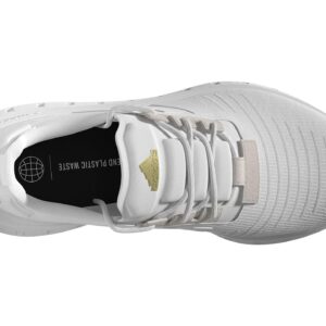 adidas womens Swift Run23 White/White/Gold Metallic 7.5