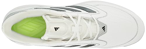 adidas Women's Adizero Purehustle 3 Elite Sneaker, White/Black/Silver Metallic, 11.5