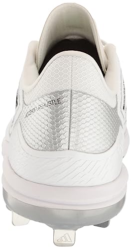 adidas Women's Adizero Purehustle 3 Elite Sneaker, White/Black/Silver Metallic, 11.5