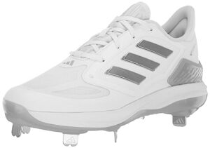 adidas womens adizero purehustle 3 elite white/silver metallic/silver metallic 9