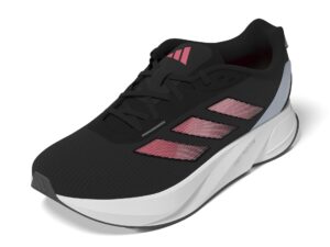 adidas women's duramo sl sneaker, core black/pink fusion/grey, 7
