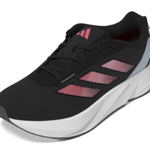 adidas Women's Duramo SL Sneaker, Core Black/Pink Fusion/Grey, 7