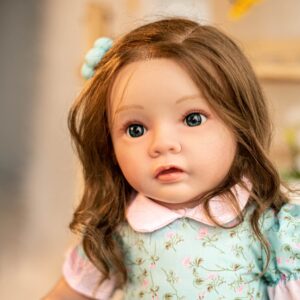 babeside realistic 20" newborn baby doll - lifelike 3-6 months girl, soft body for ages 3+