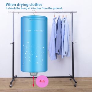 Nekithia Portable Dryer,Mini Electric Drying Rack,900W Small Children's Clothes Dryer,Portable Dryer for Apartments、Family,Travelling.