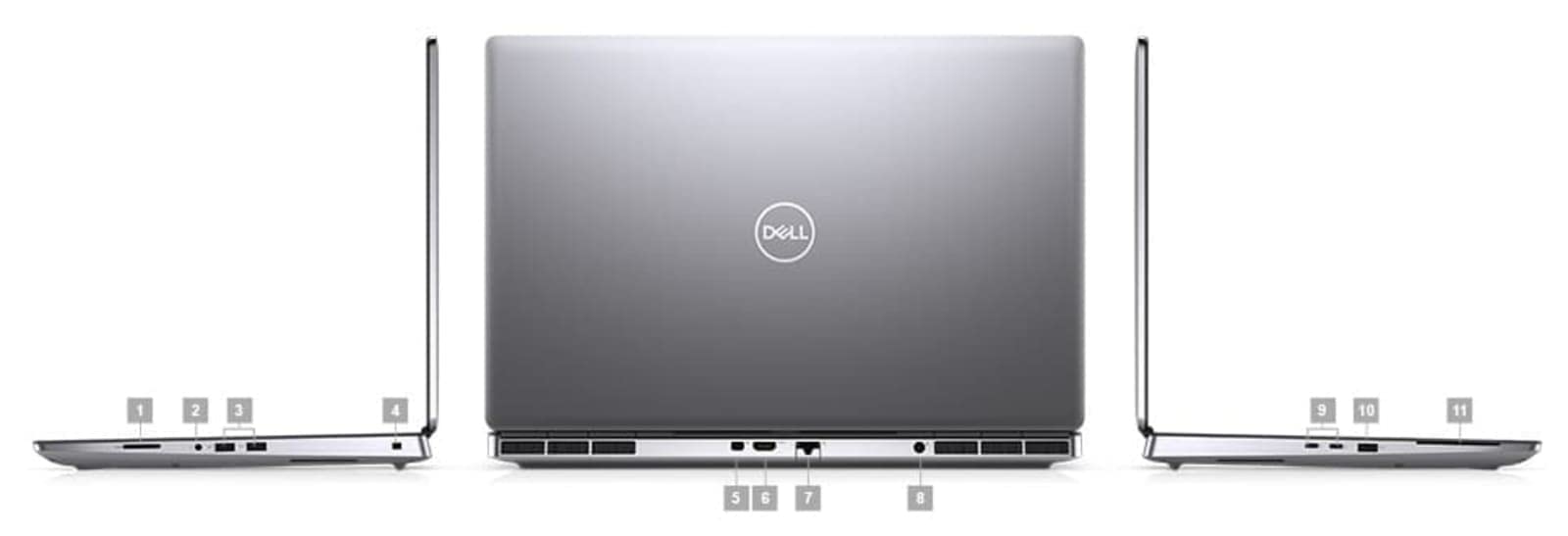 Dell Precision 7000 7760 Workstation Laptop (2021) | 17.3" FHD | Core i7 - 2TB SSD + 2TB SSD - 32GB RAM | 8 Cores @ 4.8 GHz - 11th Gen CPU Win 11 Pro (Renewed)