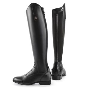 tredstep ladies' donatello iii field boots, size 41 med plus short, black