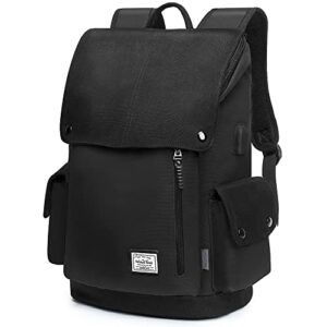 wind took laptop backpack for women leisure bookbag travelbag work college charging port suits 15 inch computer black men