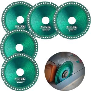 5pcs indestructible discs for grinder, indestructible disc 2.0 - cut everything in seconds, composite multifunctional cutting saw blade 4 inch ultra-thin saw blade for angle grinder
