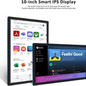 GOODTEL 2023 Tablet 10 Inches Android 12 Tablet Octa-Core Processor 4 GB RAM 64 GB ROM, Smart IPS, Battery 8000 mAh, Camera 5 MP + 8 MP, WiFi | Bluetooth | OTG | Type C, Tablet with Pen (Blue)