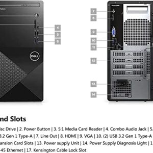 Dell Vostro 3888 Business Desktop Computer, Intel Hexa-Core i5-10400 up to 4.3GHz (Beats i7-7700), 32GB DDR4 RAM, 1TB PCIe SSD + 1TB HDD, DVDRW, 802.11AC WiFi, Bluetooth, HDMI, VGA, Windows 10 Pro