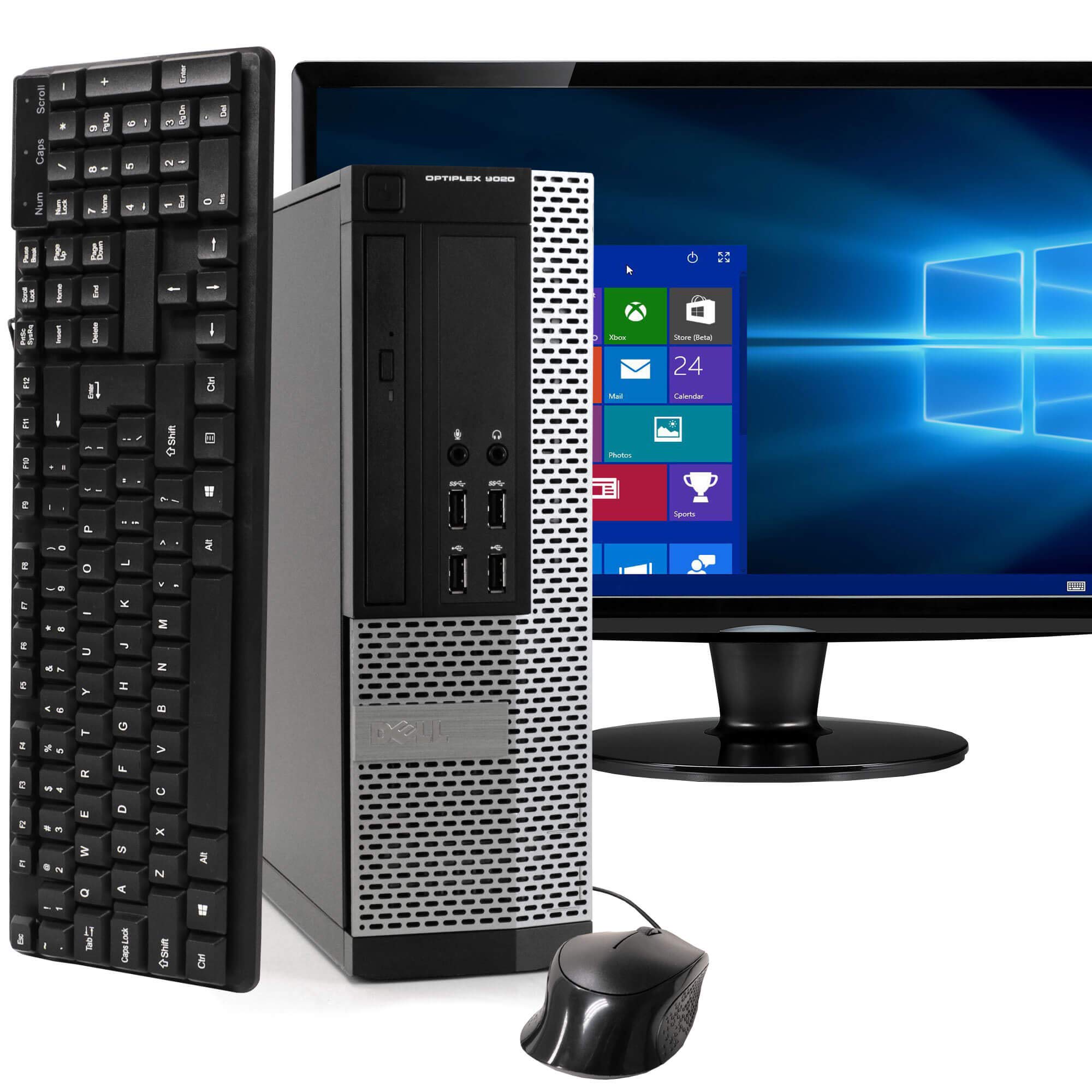 Dell Optiplex 9020 Small Desktop Computer (SFF) | Quad Core Intel i7 (3.40GHz) | 32GB DDR3 RAM | 1TB SSD Solid State | WiFi + Bluetooth | Windows 10 Pro (Renewed)