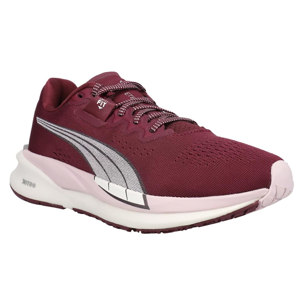 PUMA Womens Eternity Nitro Running Sneakers Shoes - Burgundy - Size 7 M