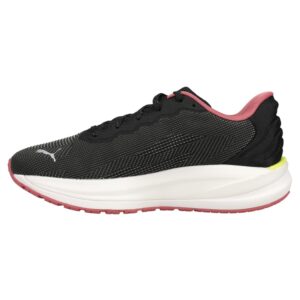 puma womens magnify nitro wtr running sneakers shoes - black - size 10 m