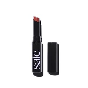 saie lip blur soft-matte hydrating lipstick - longwearing, shine-free + hydrating lip color - buildable shades with matte coverage - dada (0.07 oz)