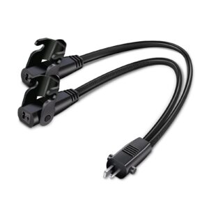 sopito 2 pin splitter lead y cable for lift chair or power recliner-powers 2 recliner motors, compatible for okin limoss lazboy pride catnapper recliner