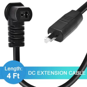Sopito Extension Power Cord for Recliner, 4 Ft 2 Pin Lift Chair Replacement Cable for Most Recliner