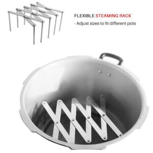 Dish Plate Drying Rack, Pot Lid Holder, Adjustable Pot Lid Organizer, Kitchen Cabinet Pantry Pan and Pot Lid Organizer Rack Holder (2Pcs)