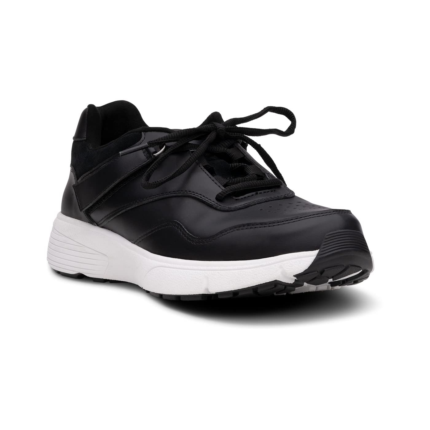 Dr. Comfort Theresa Hook and Loop Athletic Shoes-Therapeutic-Diabetic Shoes for Women, Black, 10.5 Medium(A/B)