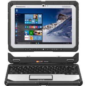 Panasonic Toughbook CF-20 MK2, Intel Core i5-7Y57, 10.1‚Äù Multi-Touch + DIGITIZER, 8GB, 256GB SSD, 4G LTE, 2D Barcode Reader, Bridge Battery, Keyboard with 2nd Battery, Win 10 Pro (Renewed)