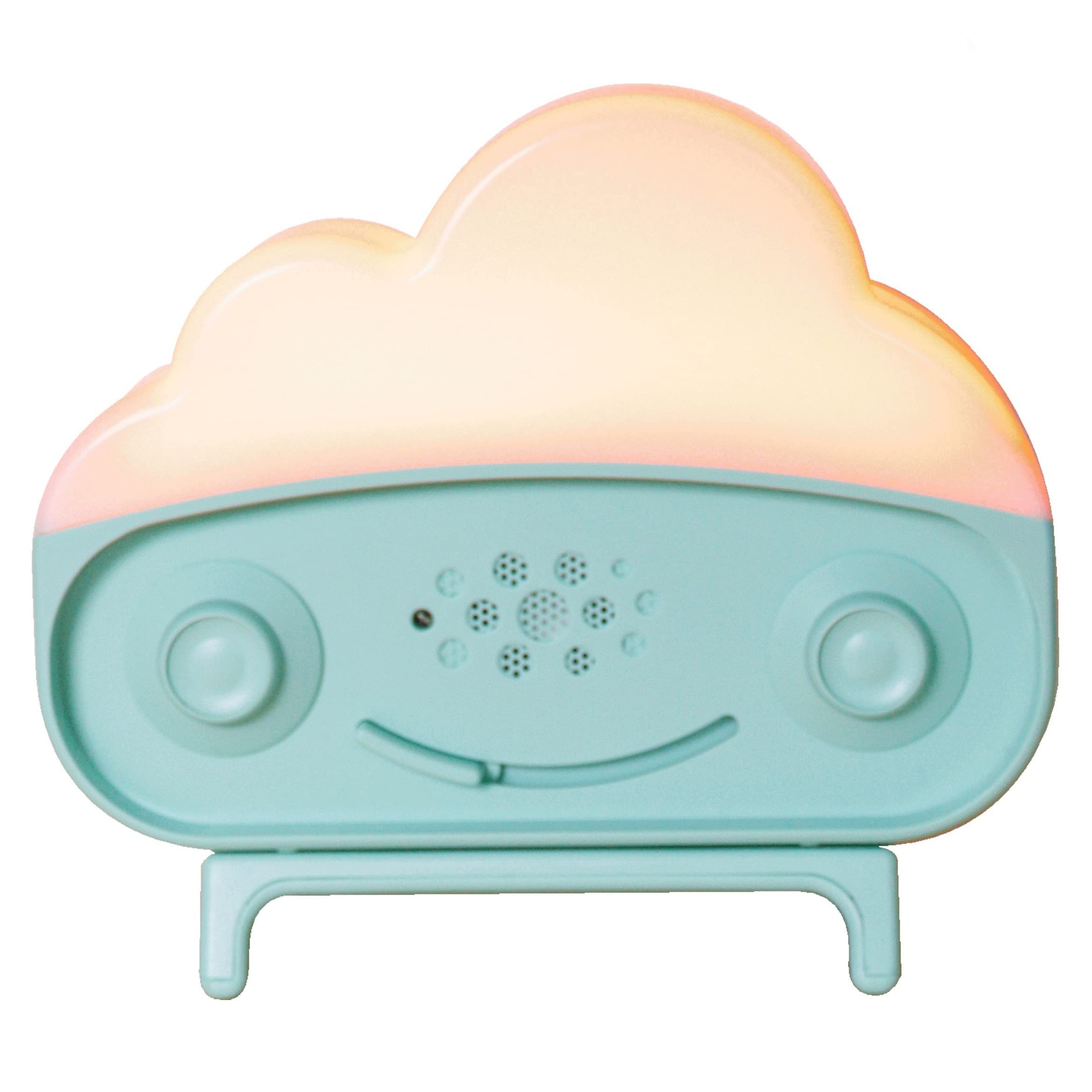 Happiest Baby SNOObie Smart White Noise Machine - Portable Baby Sound Machine with Night Light - 12 Soothing Sounds for Sleep Training, Teal