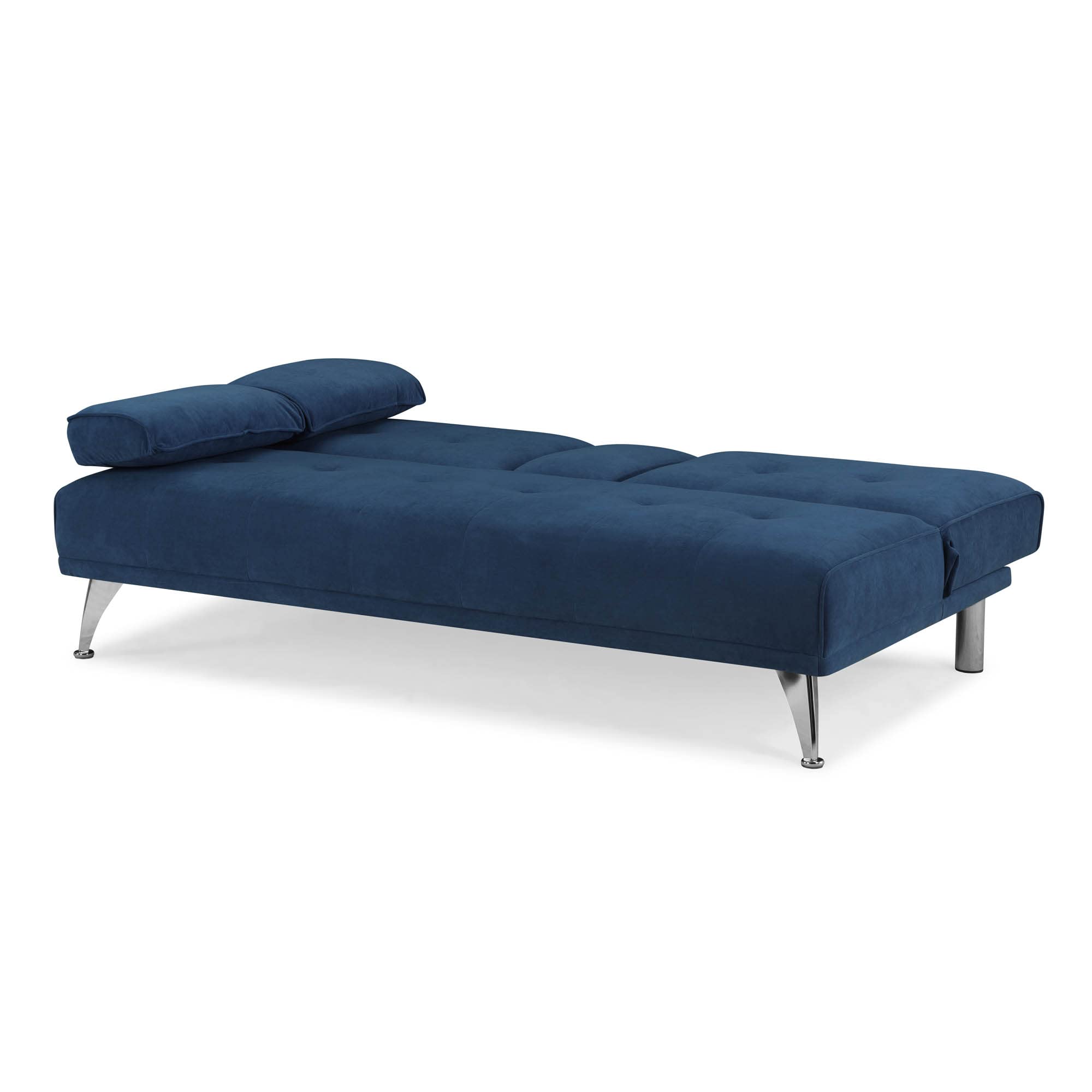 Lifestyle Solutions Maryland Convertible Sectional Sofa, Navy Blue