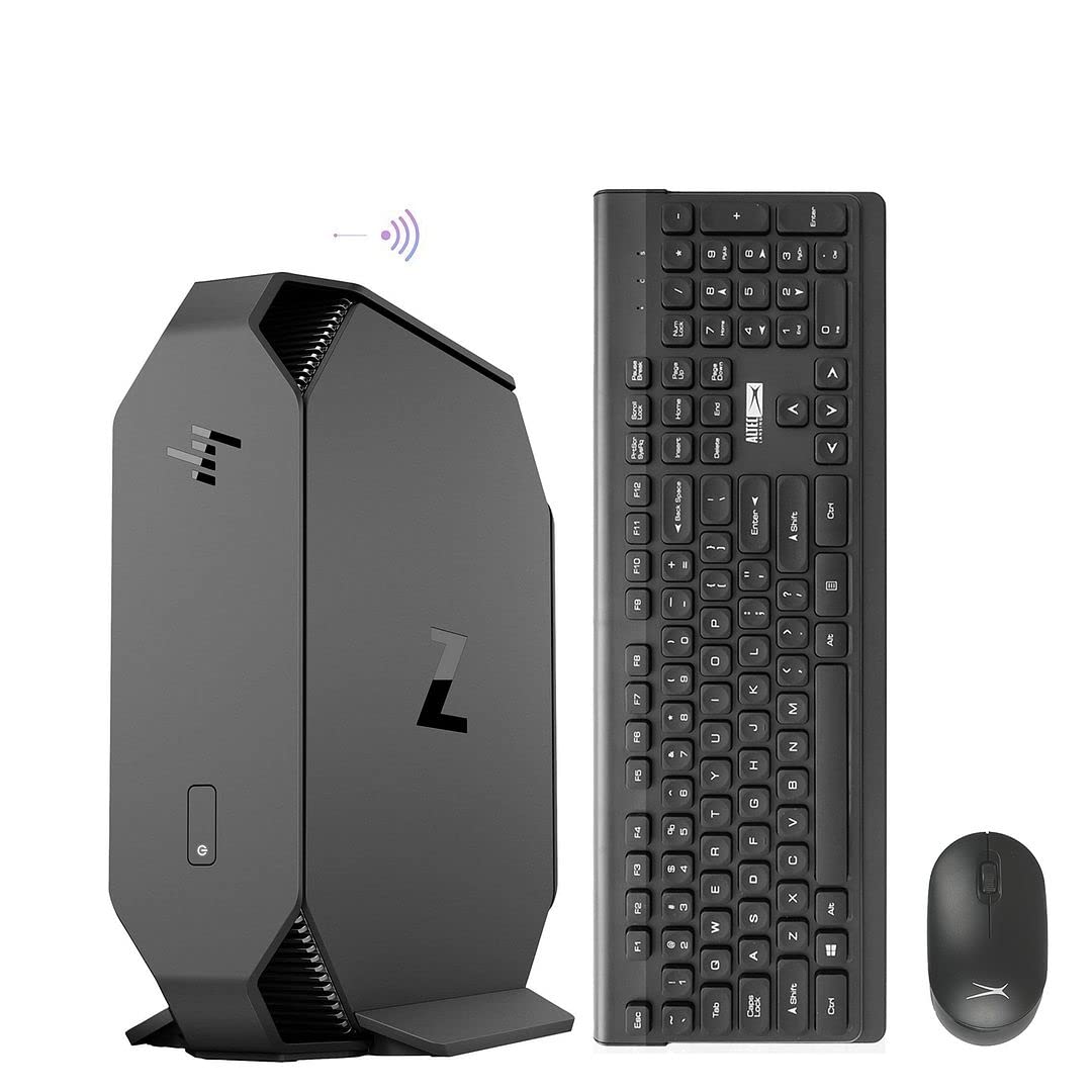 HP Z2 Mini G4 Workstation Desktop Micro PC,Core i9 Intel 9th Win 11 Tiny Computer Refurbished,16GB DDR4 Ram,1TB NVMe M.2 SSD + 1TB HDD,Built in WiFi,BT,DP,Wireless K&M,TJJ Mouse Pad(Renewed)