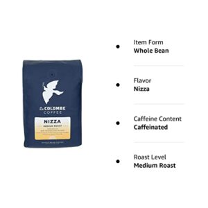 La Colombe Nizza Medium Roast Whole Bean Coffee - 24 Oz, 1 Pack - Notes of Milk Chocolate, Nuts & Browniewith a Honey-Sweet Roasted Nuttiness