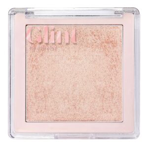glint dewy moon natural glow highlighter radiance enhancing makeup (dewy moon, 3.8g/0.13oz) - highlighter powder add glimmer to makeup by lg beauty. shiny illuminator, rich pigment & silky touch