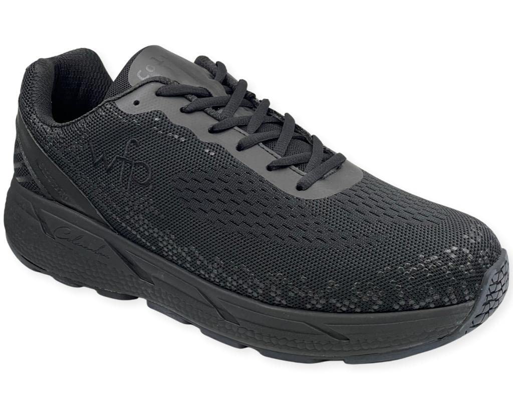 Columbus WFP Scioto X3 Walking Shoes for Women - Extra Comfortable & Everyday Ladies Sneakers - Black/Black, US 10, X Wide