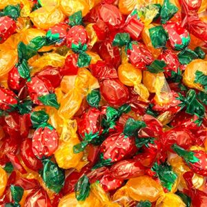 old fashioned hard candy assortment, butterscotch, cinnamon, strawberry bon bons (1 pound bag - approx. 85 count)