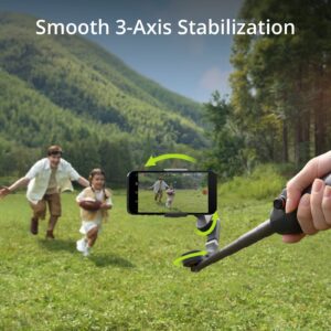 DJI Osmo Mobile 6 Fill Light Combo, 3-Axis Phone Gimbal, Built-In Extension Rod, Portable and Foldable, Android and iPhone Gimbal, Object Tracking, Slate Gray, with a Fill Light Phone Clamp