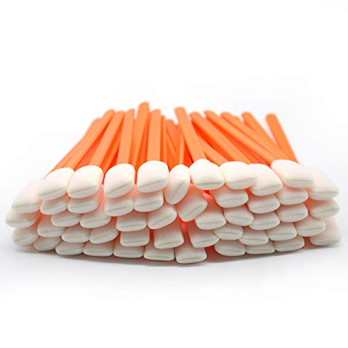 Wellgler's 5.11" Foam Cleaning swabs, for Electronics, Cameras, Optical Lenses or Inkjet Printers, Print Heads Cleaning（50pcs）