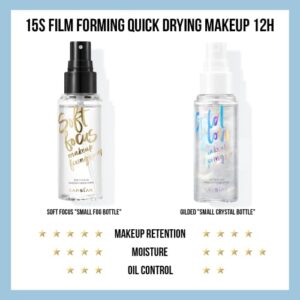 CARSLAN Matte Setting Spray, 12h Long Lasting Makeup Finishing Spray, Oil control Face Primer Mist for All Skin, Cruelty-free Vegan Formula with Chamomile, 1.7 Fl Oz