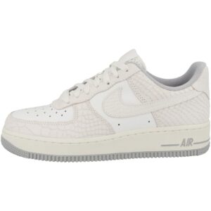 nike womens w air force 1 dx2678 100 "white python - size 7.5w