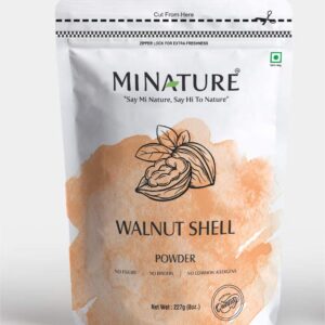 minature Combo of Three- Aloe Vera Powder, Orange Peel Powder and Walnut Shell Powder - Skin Care - 227 g Each