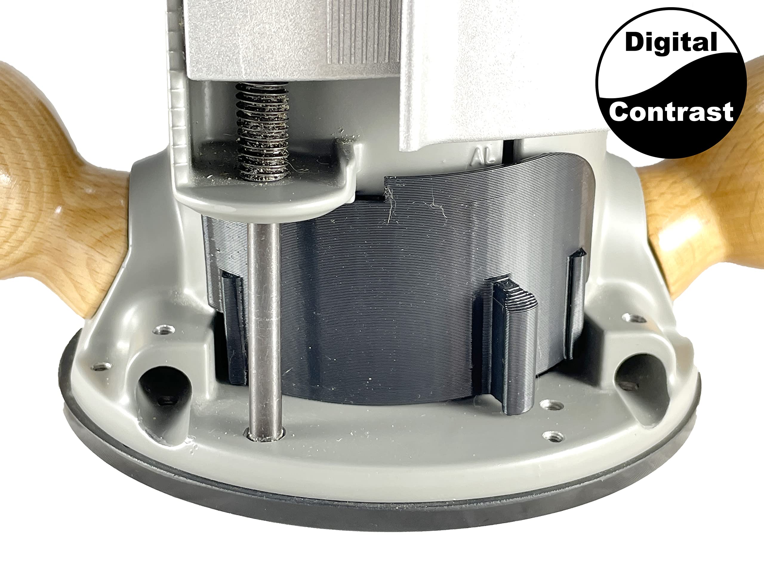 DigitalContrast Dust Port, fits Bosch 1617EVS Fixed Base RA1161 Router, to 2.5" flex hose