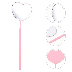 STAHAD Eyelash Check Mirror Eyelash Extensions Accessories Eyelash Extension Supplies Lash Extensions Supplies Eyelash Inspection Mirror Mini Beauty Products Stainless Steel Cosmetic