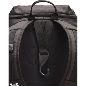 Under Armour Unisex-Adult Utility Baseball Backpack Print, (003) Black / / White, One Size Fits All