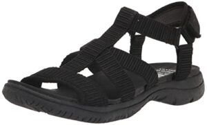 dr. scholl's shoes womens adalia sport sandal black fabric 6.5 m